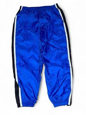 Vintage 90s USA Olympic JCPenney Track Pants Mens XL Blue Windbreaker Joggers